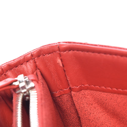 Chanel Caviar Quilted Mini Phone Holder Clutch Red 10 of 13