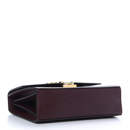 Gucci Grainy Calfskin Small Zumi Shoulder Bag Vintage Bordeaux 4 of 9