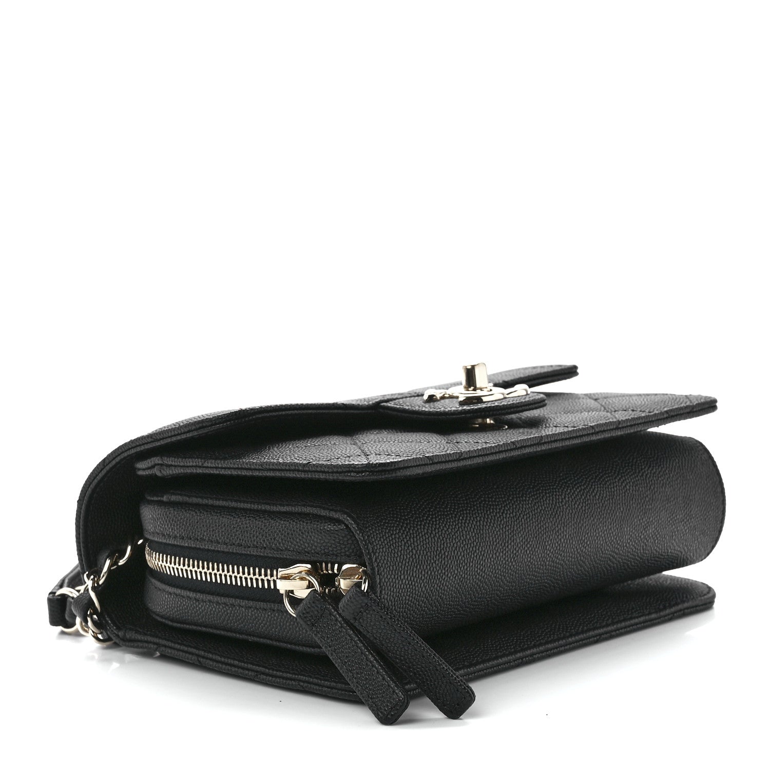 Chanel Caviar Quilted Like A Wallet Flap Black 4 of 10