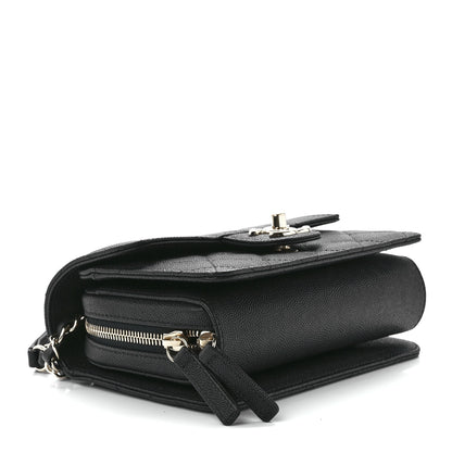 Chanel Caviar Quilted Like A Wallet Flap Black 4 of 10