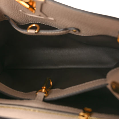 Louis Vuitton Taurillon Capucines PM Galet 5 of 9