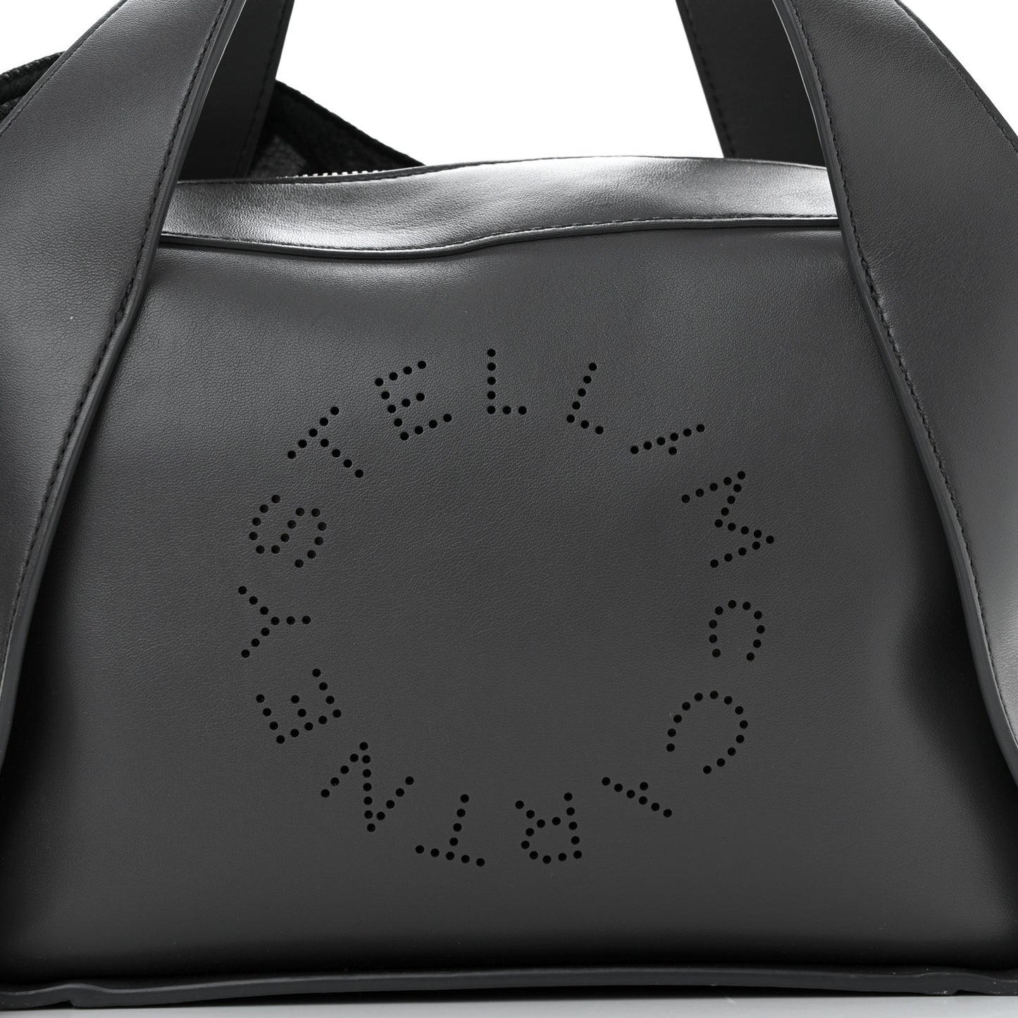 Eco Alter Mat Medium Logo Perforated Tote Dark Grey