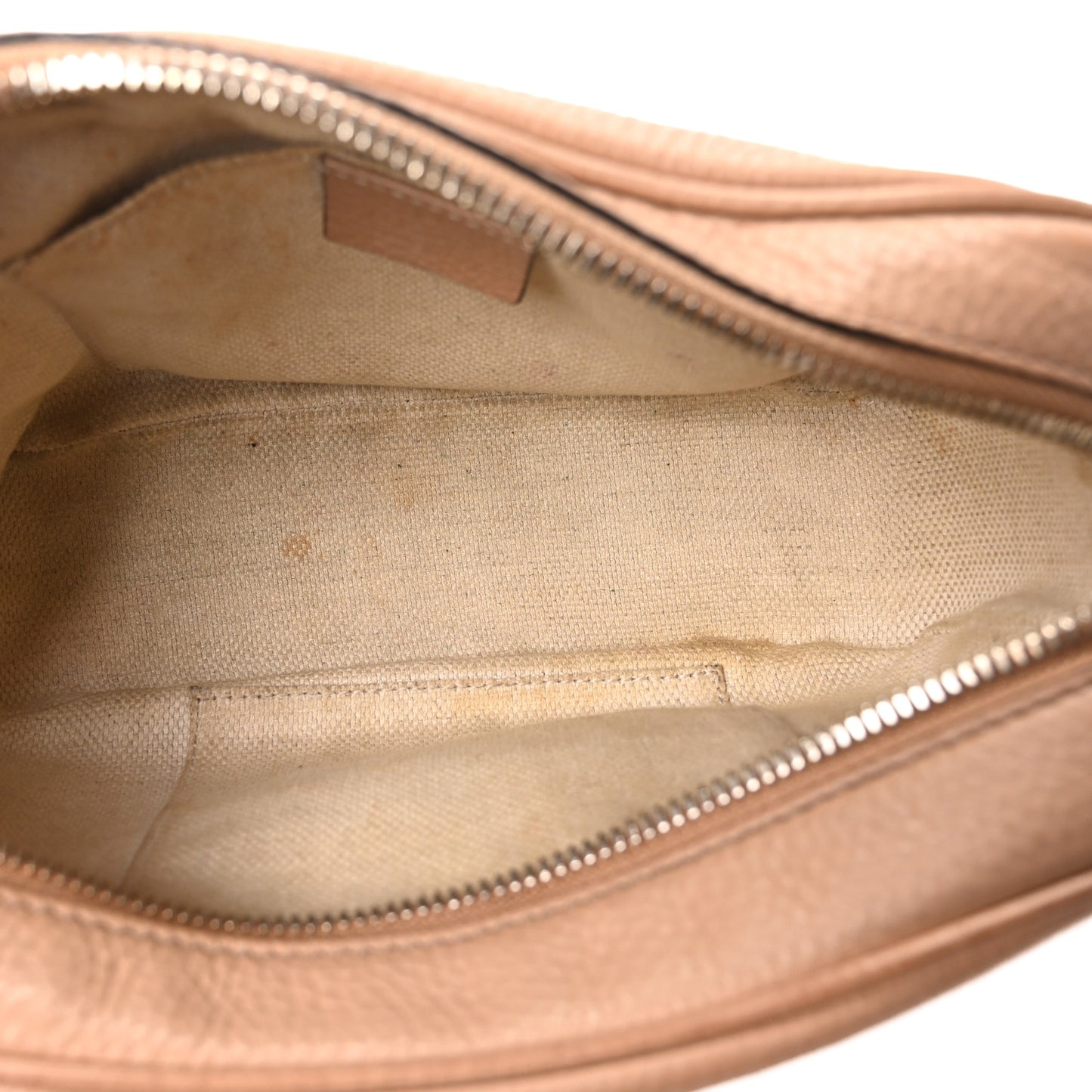 Pebbled Calfskin Small Soho Disco Bag Camelia