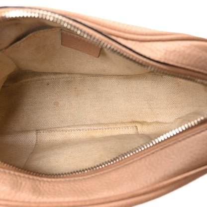 Gucci Pebbled Calfskin Small Soho Disco Bag Camelia 5 of 10