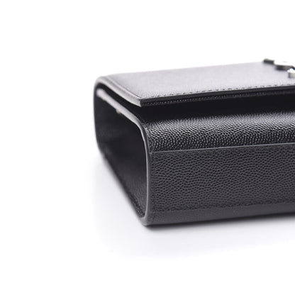 Saint Laurent Calfskin Small Classic Monogram Kate Tassel Satchel Black 7 of 9
