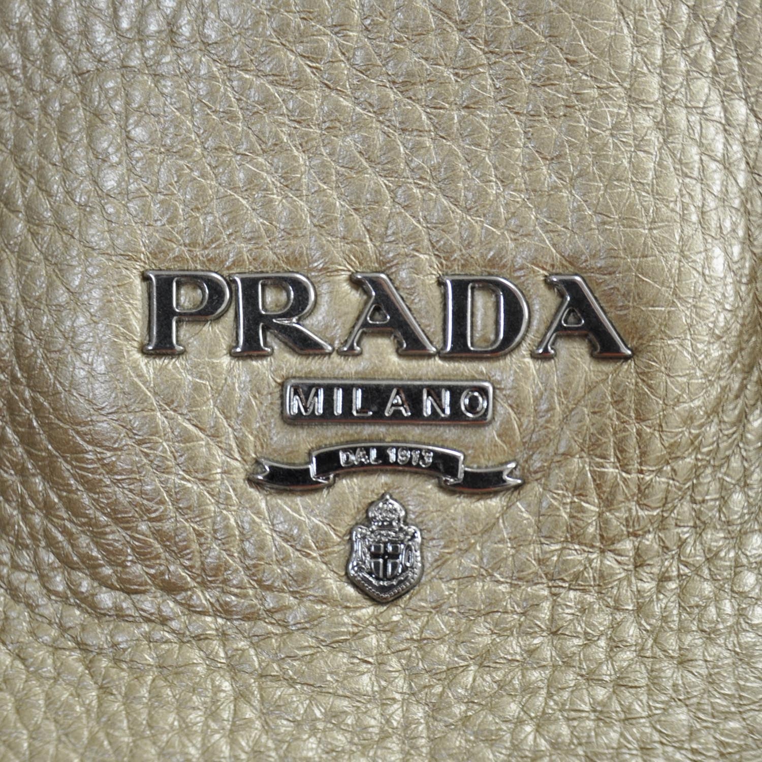 Prada Vitello Daino Tote Blond Mordore 9 of 9