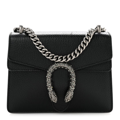 Gucci Calfskin Mini Dionysus Shoulder Bag Black 1 of 14
