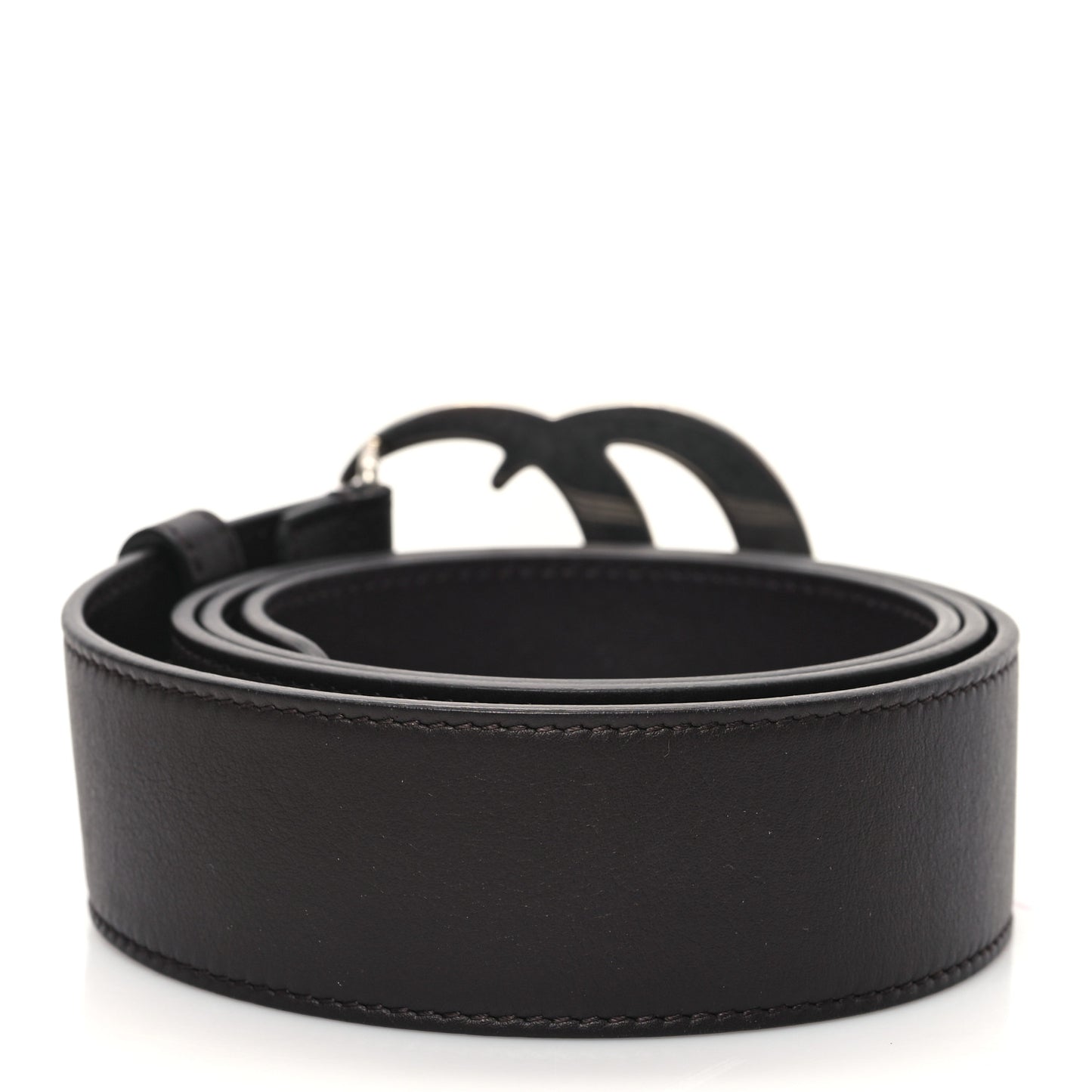 Calfskin Double G 30mm Belt 95 38 Dark Brown