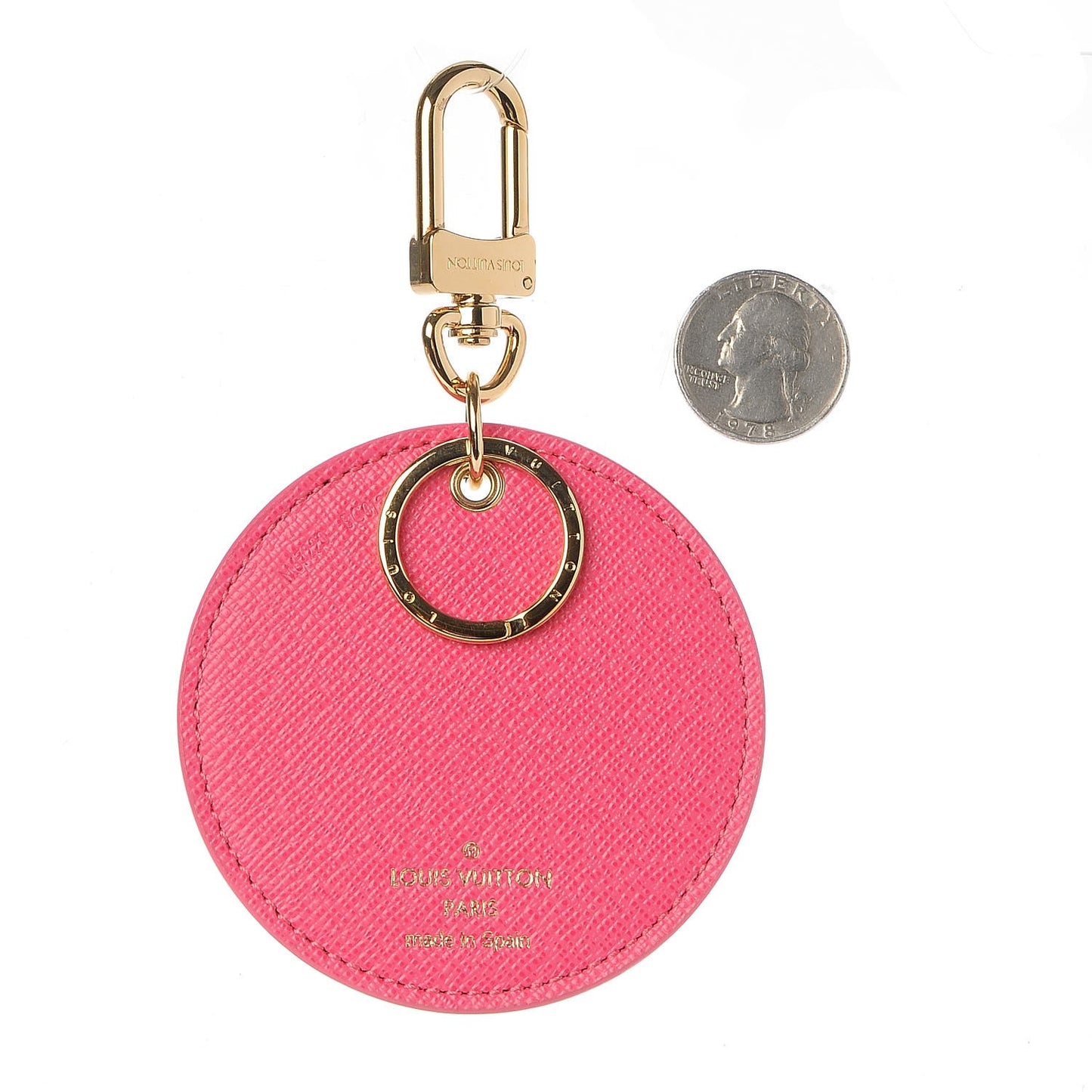 Monogram Illustre V Bag Charm Key Ring Grenade