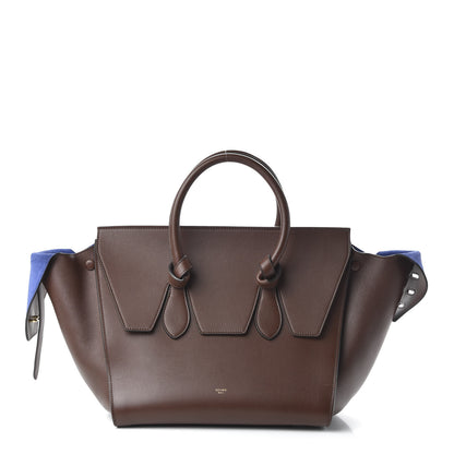 Celine Natural Calfskin Small Tie Knot Tote Chocolate 1 of 11