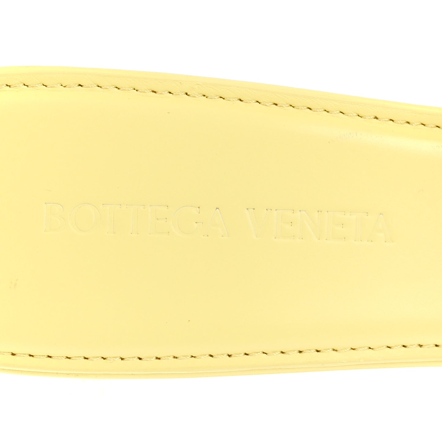 Vienna Calfskin The Band Mule Sandals 35.5 Lemonade