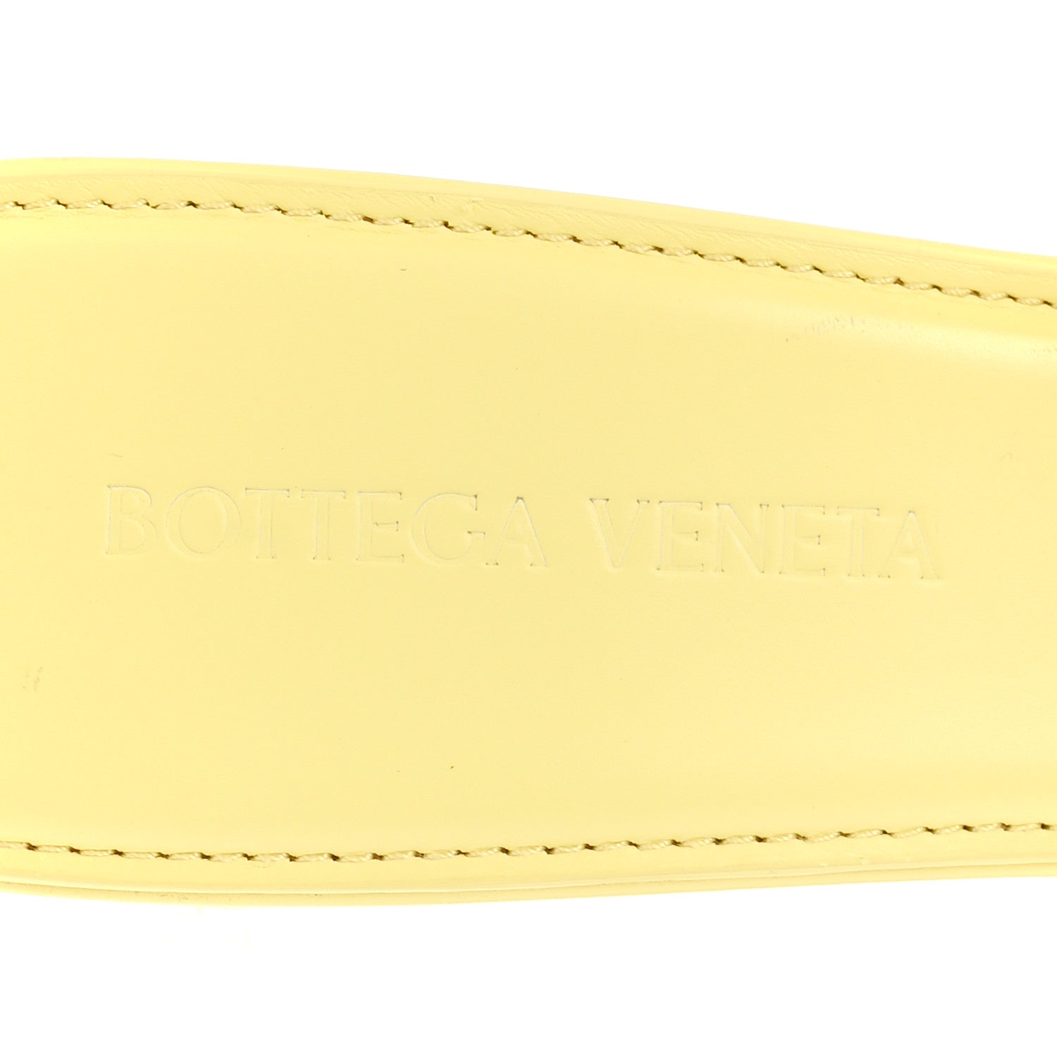 Bottega Veneta Vienna Calfskin The Band Mule Sandals 35.5 Lemonade 7 of 9