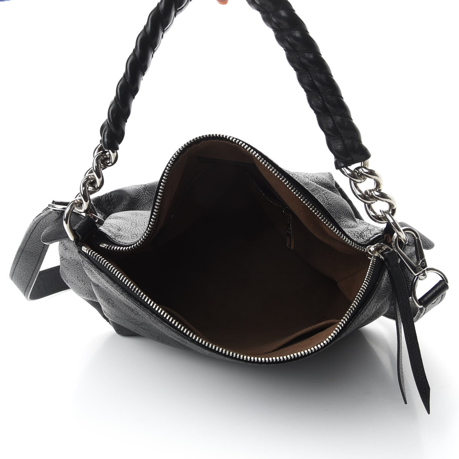 Louis Vuitton Mahina Babylone Chain BB Black 8 of 10