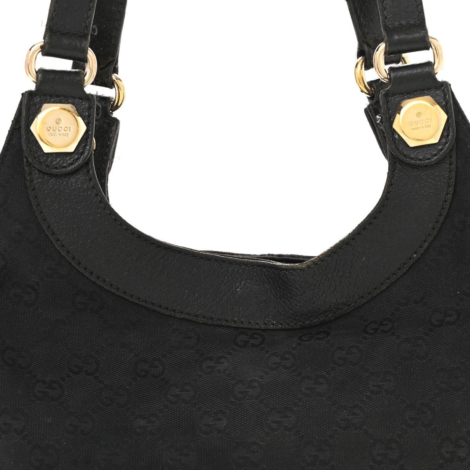 Gucci Monogram Medium Charmy Shoulder Bag Black 8 of 17