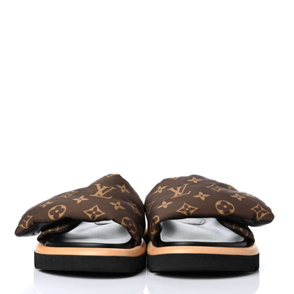 Louis Vuitton Nylon Monogram Pool Pillow Comfort Mule 36 Cacao Brown 2 of 4