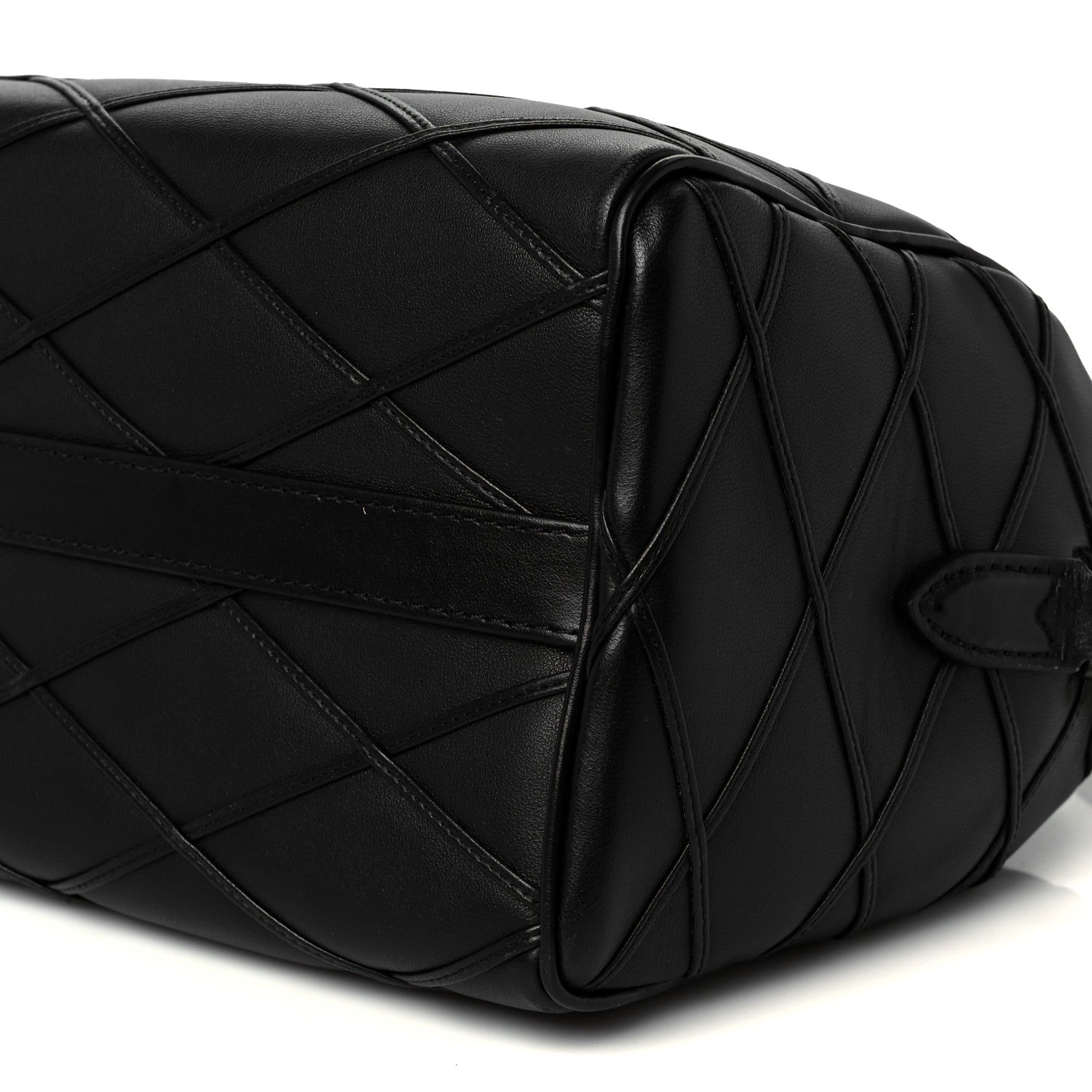 Louis Vuitton Lambskin Malletage Speedy Bandouliere 25 Black 11 of 11