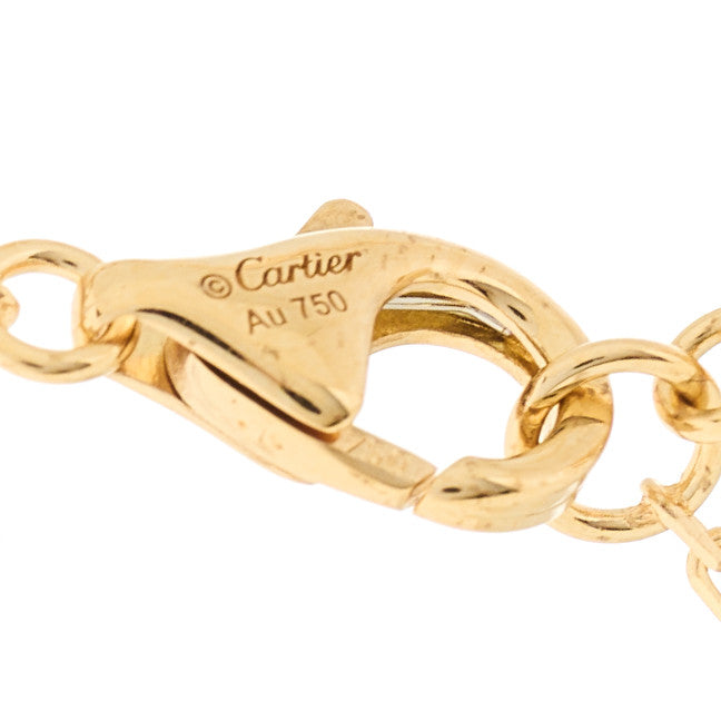 Cartier 18K Yellow Gold Diamond LM D'Amour Pendant Necklace 4 of 6