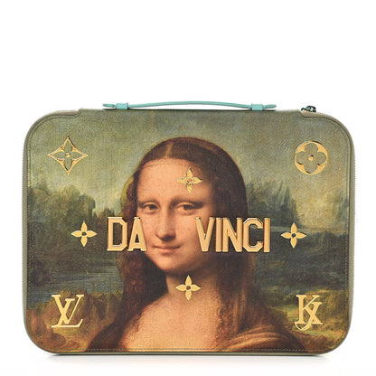 Louis Vuitton Masters Da Vinci Laptop Case Vert D’eau 1 of 8