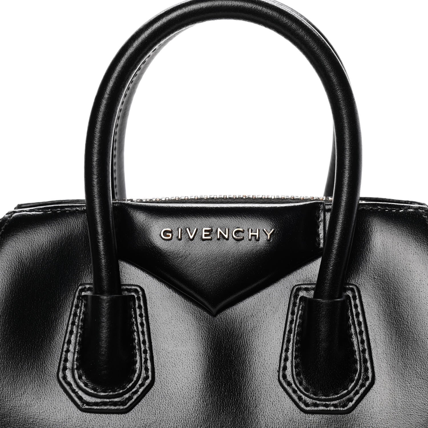 Givenchy Shiny Lord Calfskin Mini Antigona Black 7 of 11
