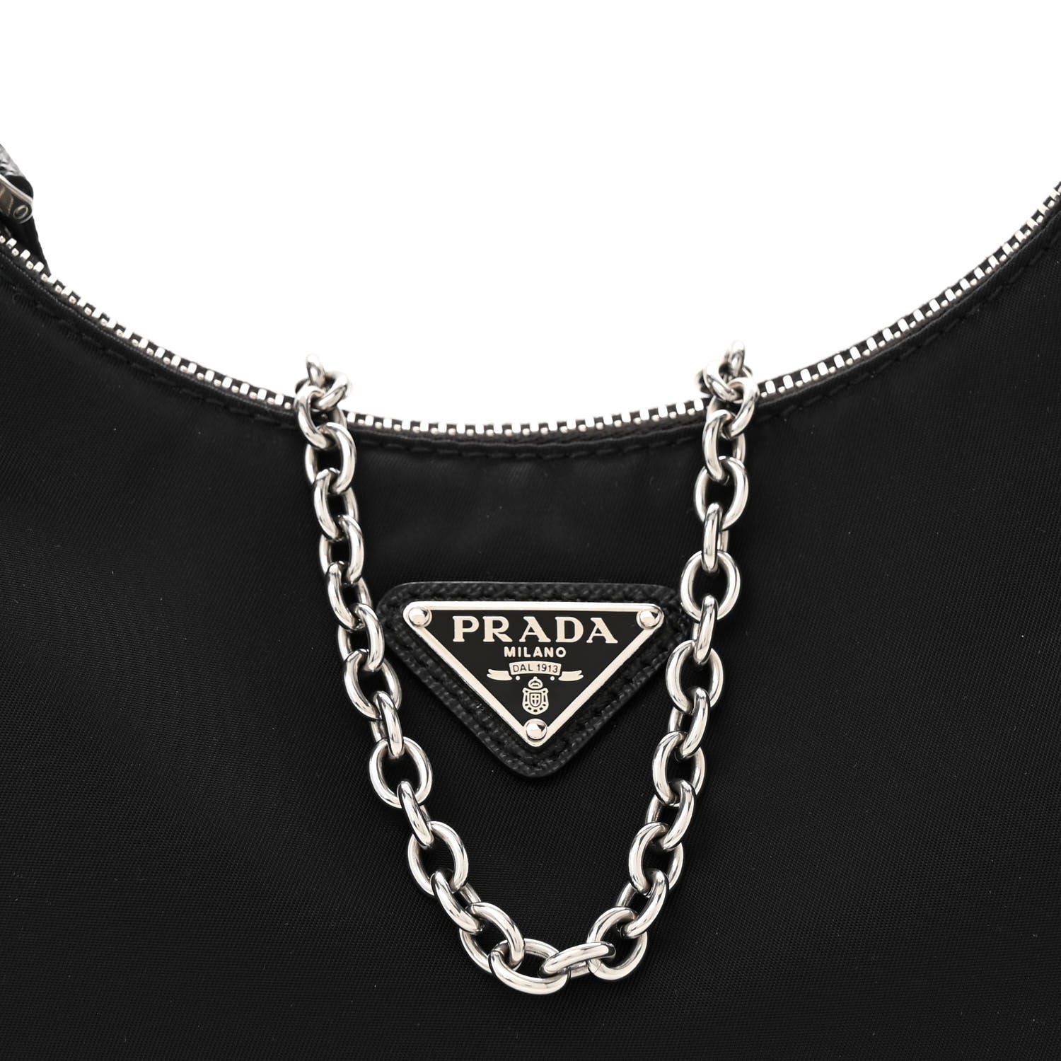 Prada Nylon Re-Edition 2005 Shoulder Bag Black 6 of 11