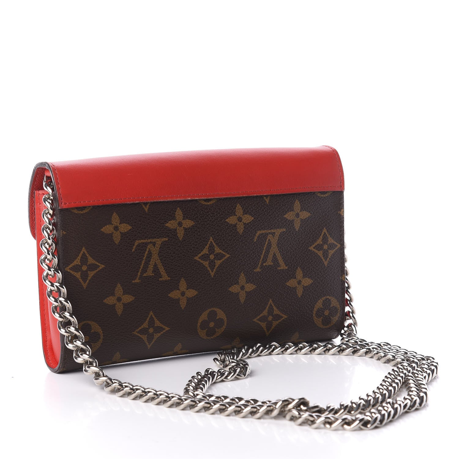 Louis Vuitton Monogram Tribal Mask Chain Wallet Rouge 3 of 10