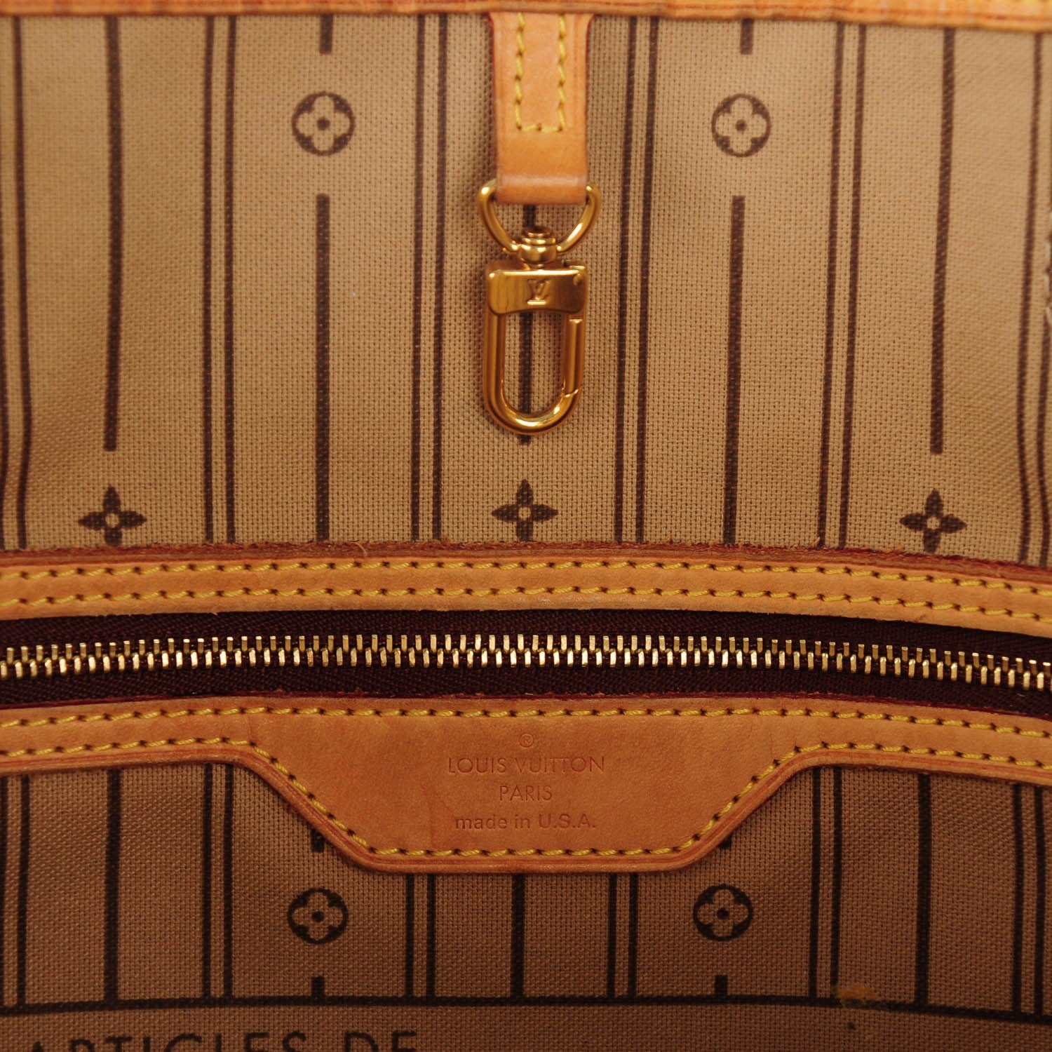 Louis Vuitton Monogram Neverfull MM 7 of 8
