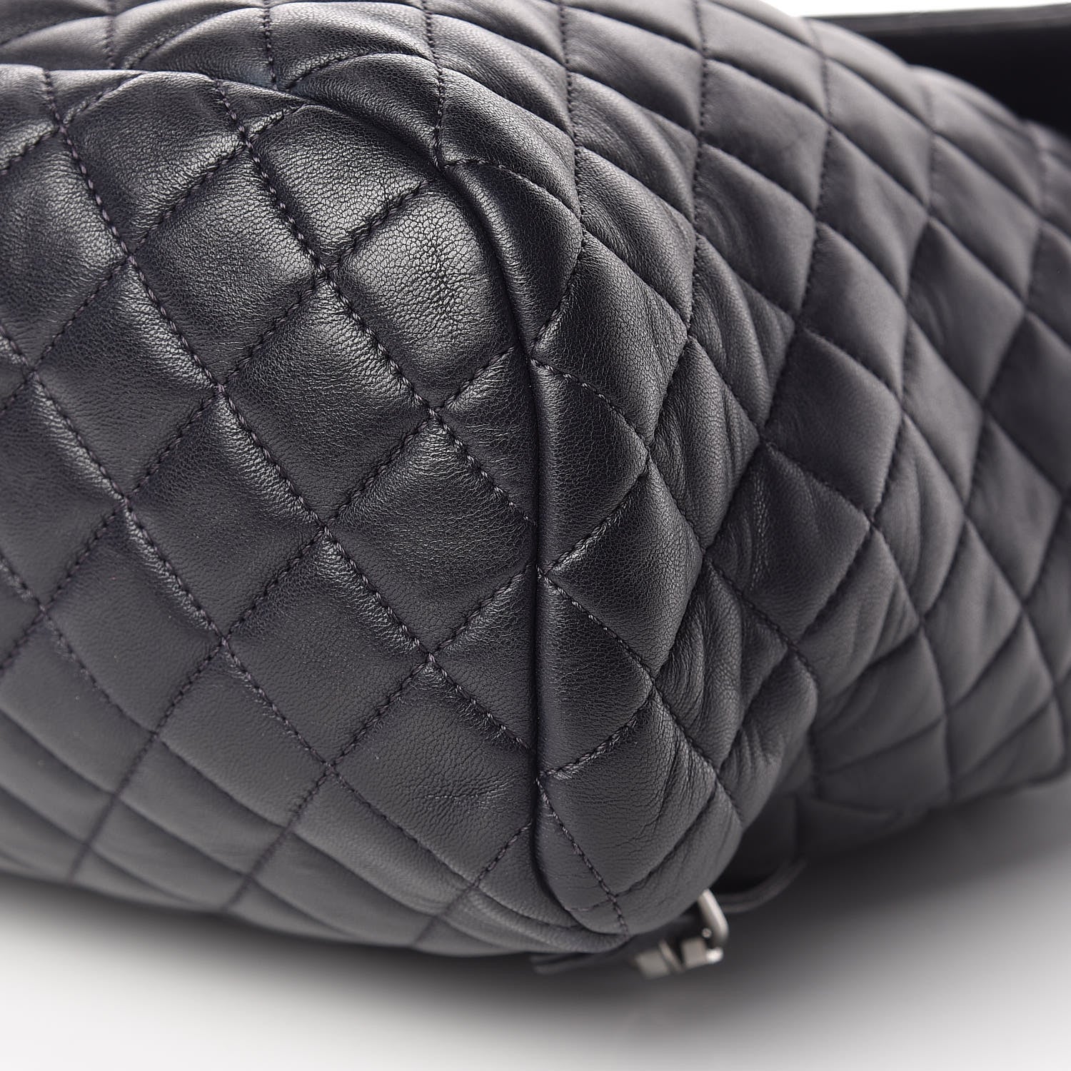 Chanel Lambskin Quilted Large Urban Spirit Backpack Navy 10 of 10
