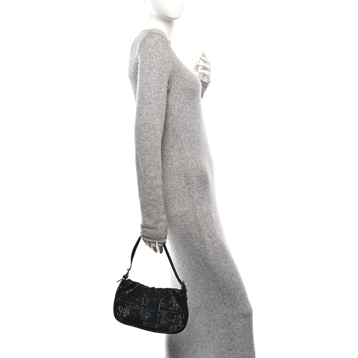 Beaded Baguette Black