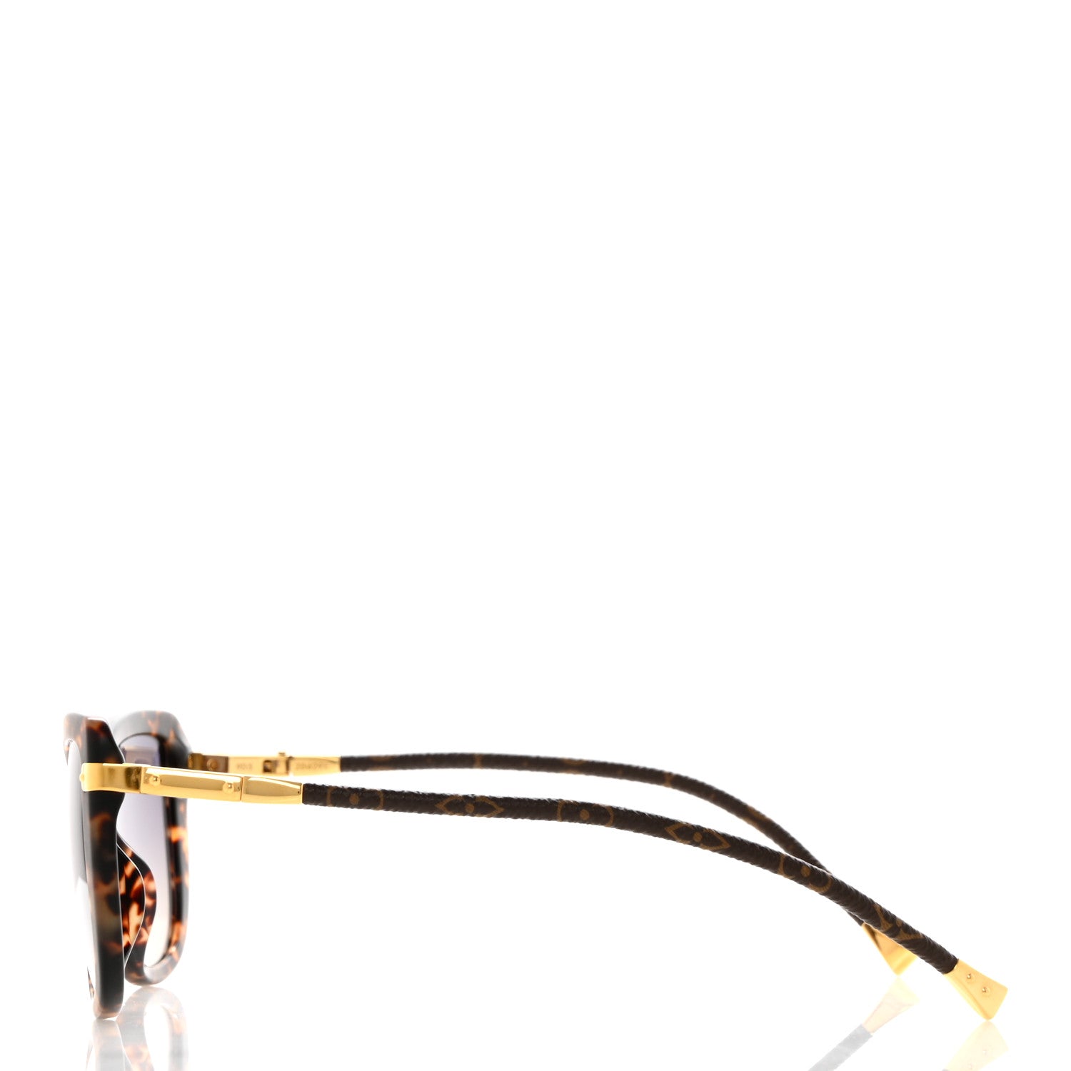 Louis Vuitton Acetate Monogram Charlotte Sunglasses Z0629E Dark Tortoise 3 of 8
