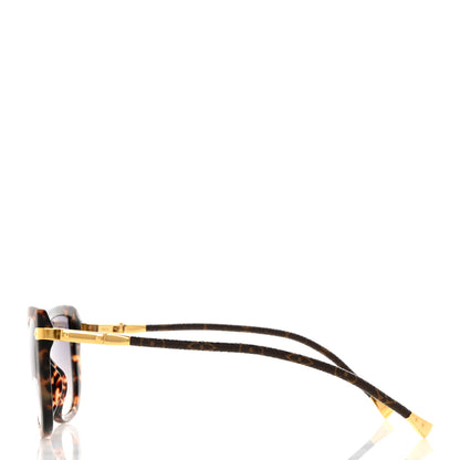 Louis Vuitton Acetate Monogram Charlotte Sunglasses Z0629E Dark Tortoise 3 of 8