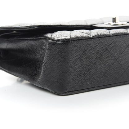 Chanel Caviar Quilted Medium Double Flap Black 9 of 11