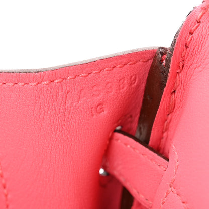 Hermes Swift Birkin 25 Rose Azalee 8 of 12