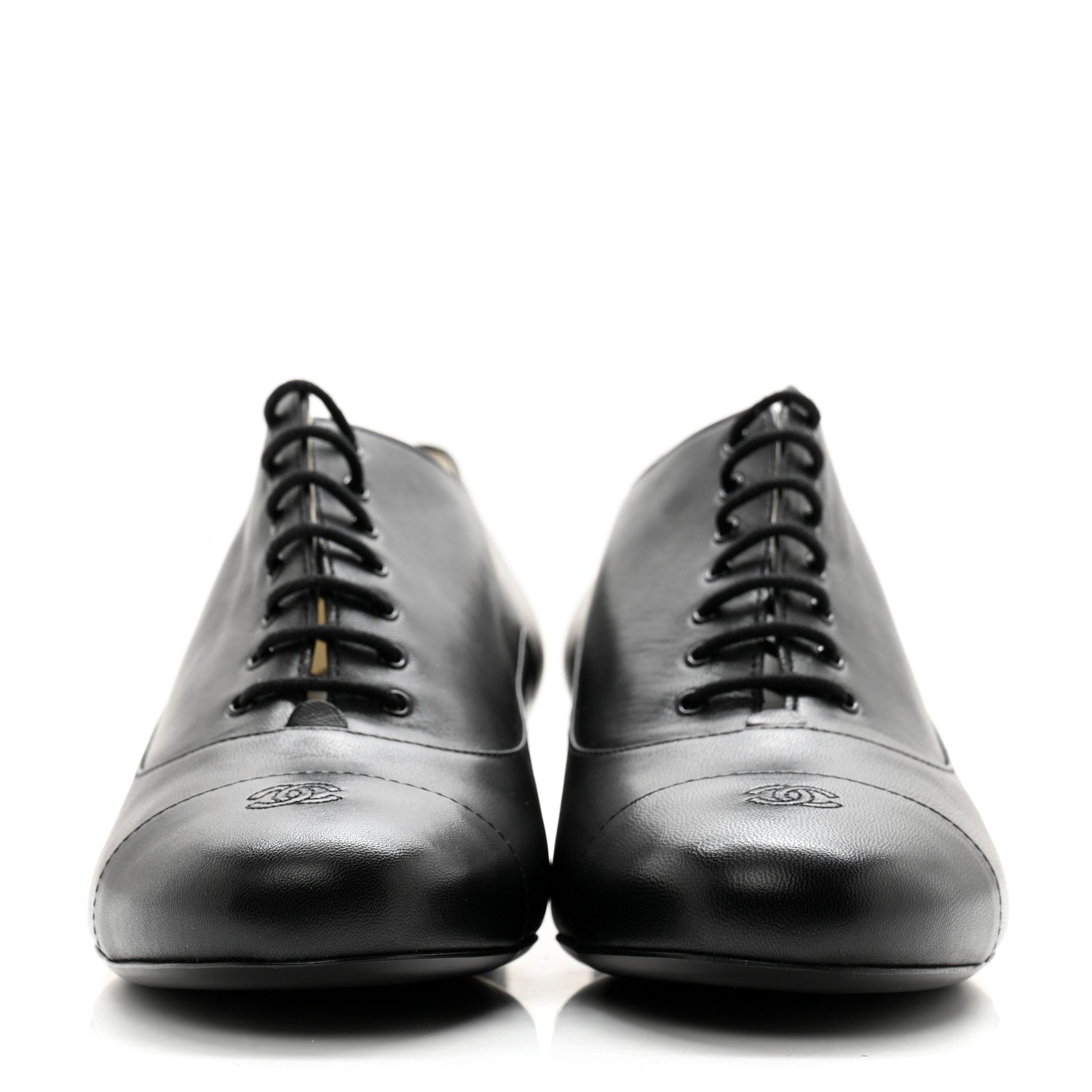 Chanel Smooth Lambskin Loafers 40 Black 2 of 11