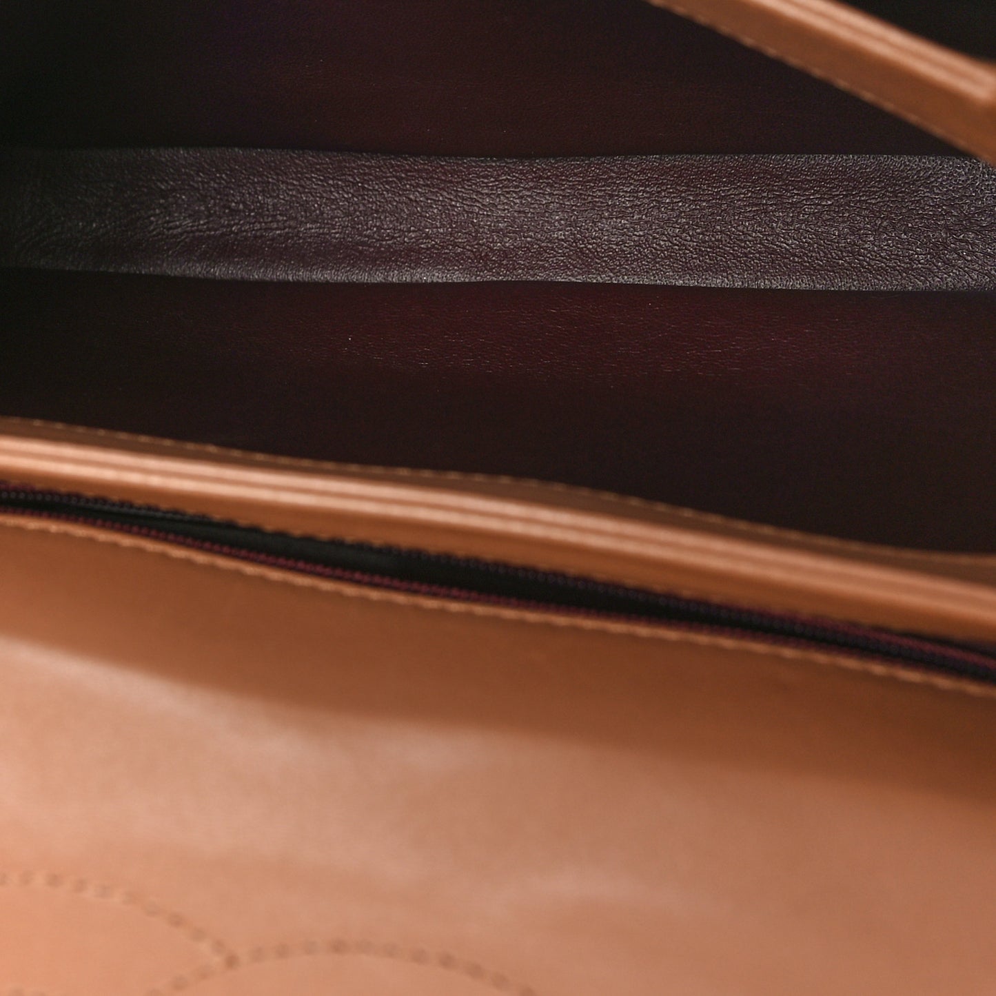 Lambskin Quilted Small Trendy CC Flap Dual Handle Bag Camel