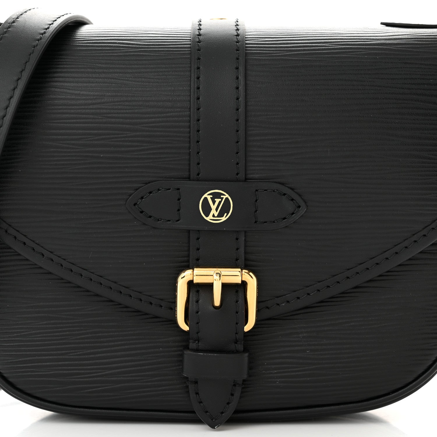 Louis Vuitton Epi Saumur BB Black 7 of 10