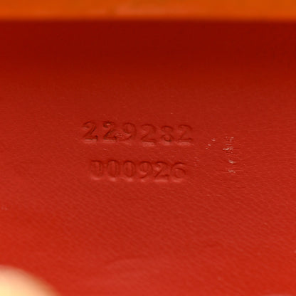 Alexander McQueen Snakeskin Knuckle Box Clutch Orange 7 of 13