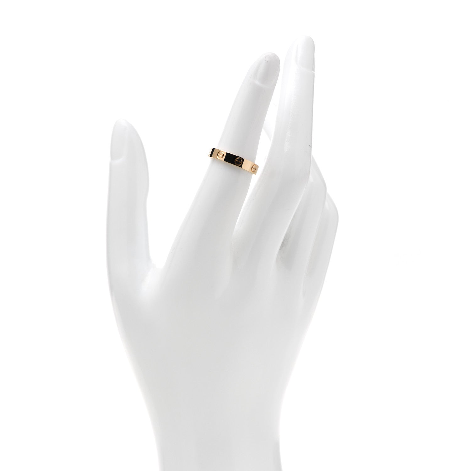 Cartier 18K Yellow Gold 3.5mm LOVE Wedding Band Ring 51 5.75 2 of 5