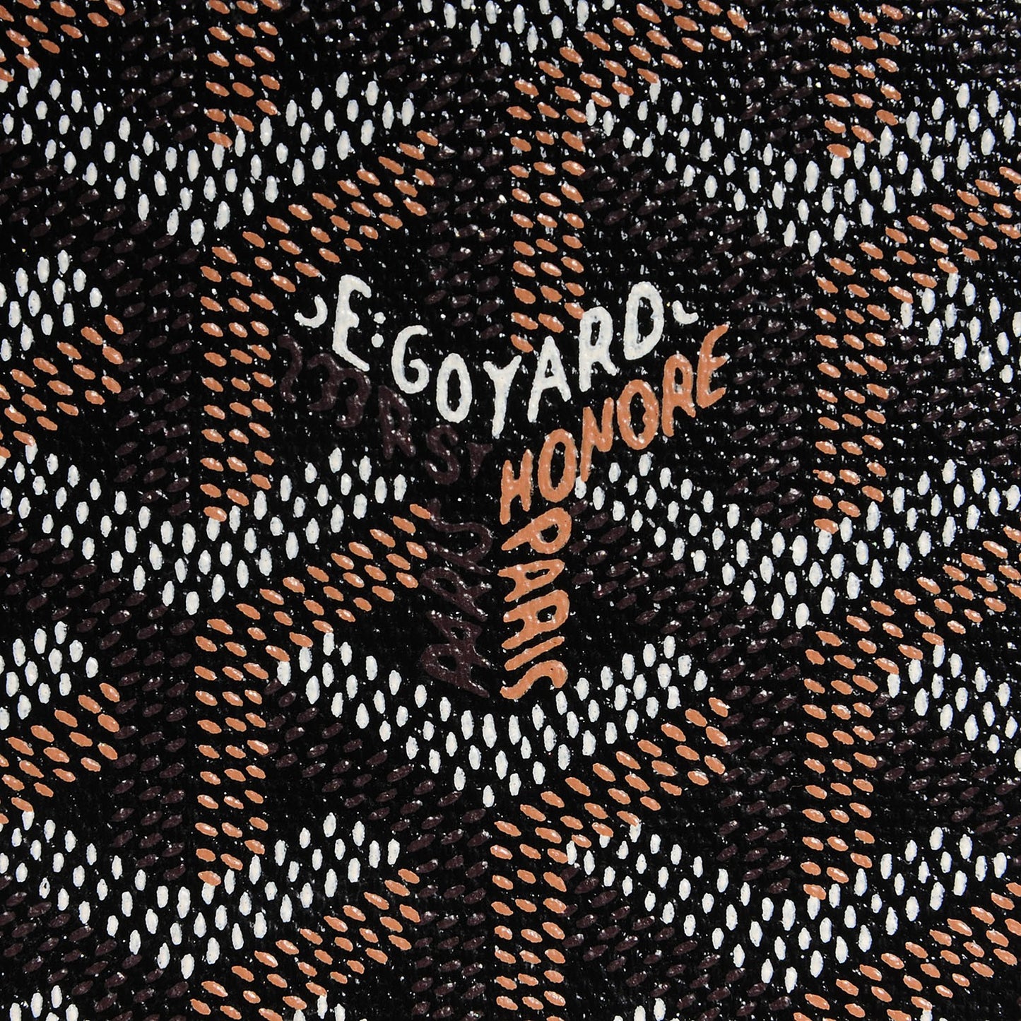 Goyardine Monte Carlo Bois Clutch Black