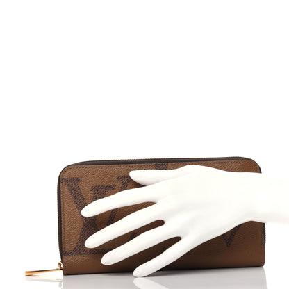 Louis Vuitton Reverse Monogram Giant Zippy Wallet 2 of 9