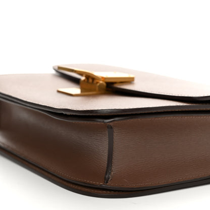 Celine Liege Calfskin Medium Classic Box Flap Bag Glazed Nut 10 of 11