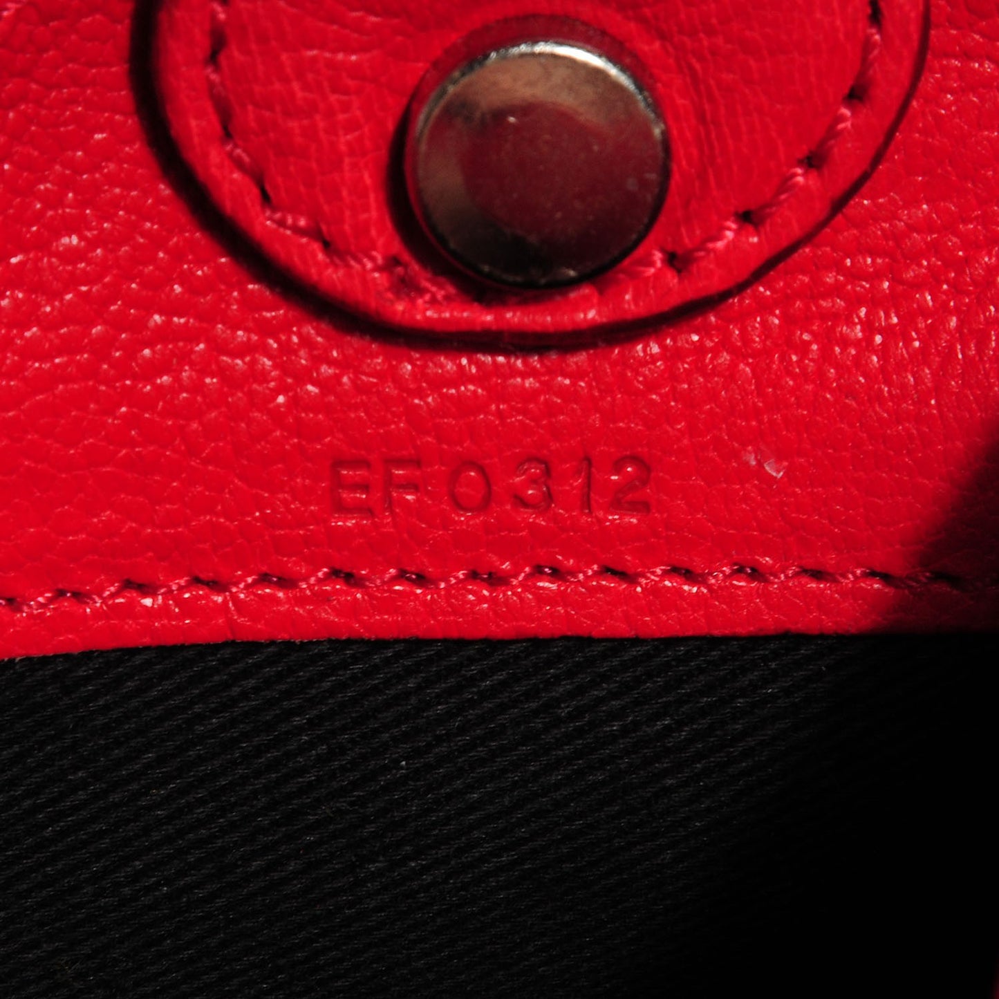 Sugar Goatskin Obsedia Chain Shoulder Bag Red
