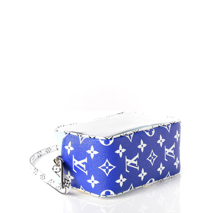 Louis Vuitton Monogram Giant Capri Beach Pouch Blue 4 of 12