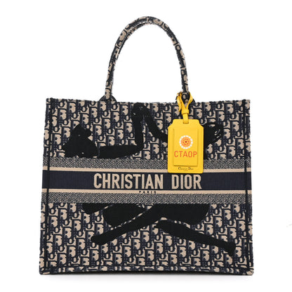 Christian Dior X THEBE MAGUGU Oblique Large Book Tote Blue Multicolor 1 of 11