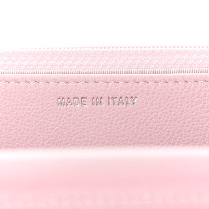 Chanel Grained Calfskin Quilted CC Box Wallet On Chain WOC Light Pink 6 of 9
