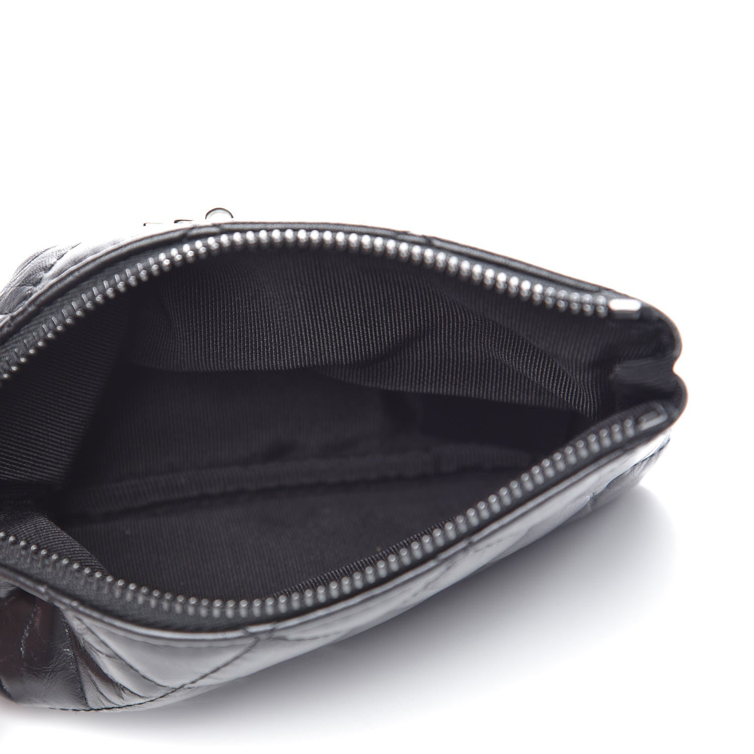 Chanel Aged Calfskin Quilted Small Reissue Cosmetic Case So Black 5 of 8