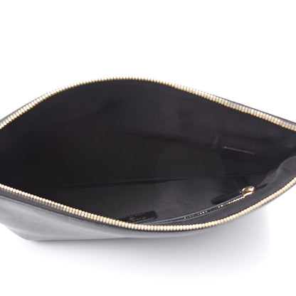 Chanel Caviar Studded Medium Deauville Pouch Black 5 of 8