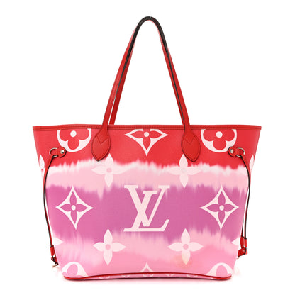 Louis Vuitton Monogram Escale Neverfull MM Rouge 1 of 12