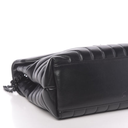 Saint Laurent Calfskin Y Quilted Monogram Medium Loulou Chain Satchel Black 7 of 9