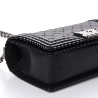 Chanel Caviar Quilted Medium Boy Flap Black 6 of 11