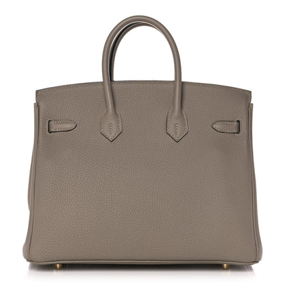 Hermes Togo Birkin 25 Gris Tourterelle 4 of 35